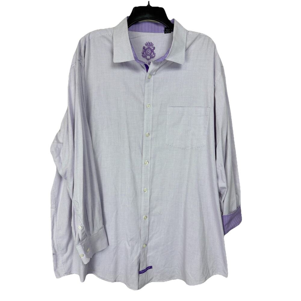 English Laundry Men's Button Up Long Sleeve Dress Shirt Sz 19 36/37T Flip Cuff